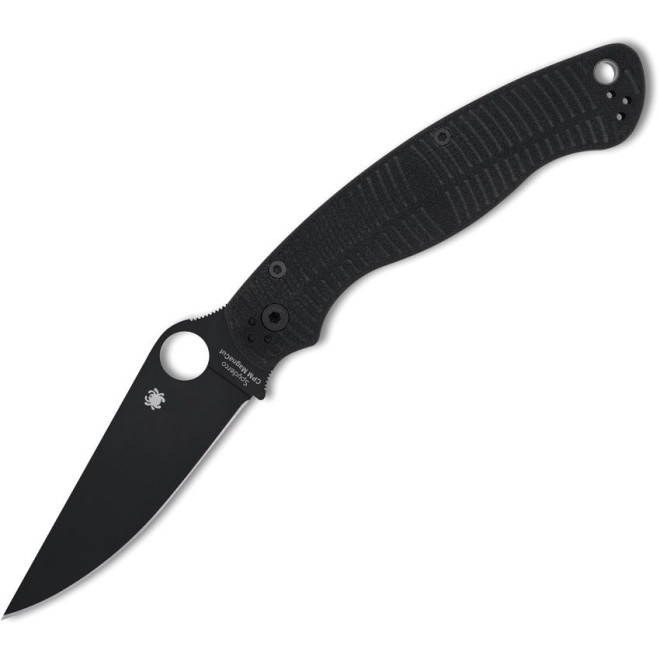 Spyderco Military 2 Salt MagnaCut Black G10