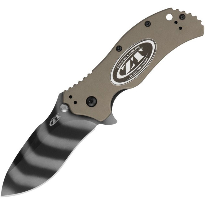Zero Tolerance 0350 20th Anniversary FDE Tiger Stripe